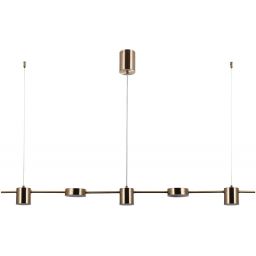 Italux Remdal lampa wisząca 5x30 W mosiądz PND-16374-5-COP-GD-4K