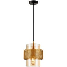 Italux Vinoti lampa wisząca 1x40 W złota PND-22132-1S-GD-AMB