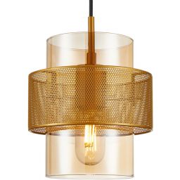 Italux Vinoti lampa wisząca 3x40 W złota PND-22132-3S-GD-AMB