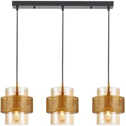 Italux Vinoti lampa wisząca 3x40 W złota PND-22132-3S-GD-AMB