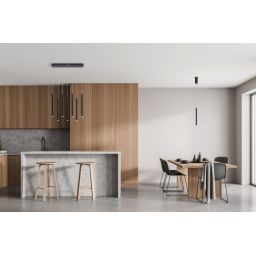 Italux Valdes lampa wisząca 7x35 W czarna PND-22302-7-BK