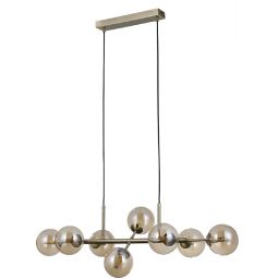 Italux Erimida lampa wisząca 8x5 W brąz antyczny PND-2244-8A-AB