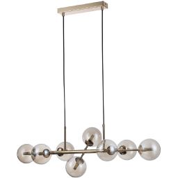 Italux Erimida lampa wisząca 8x5 W złoty PND-2244-8A-GD