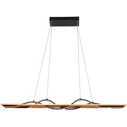 Italux Conato lampa wisząca 2x35 W czarna PND-23848-30W-BK-GD