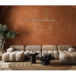 Italux Conato lampa wisząca 2x35 W czarna PND-23848-30W-BK-GD