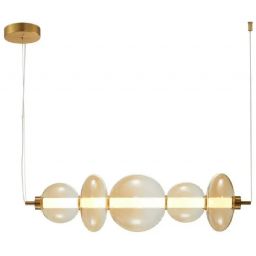 Italux Sonte lampa wisząca 1x40 W brązowa PND-24352-40W-AB-AMB