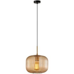 Italux Gavino lampa wisząca 1x40 W złota PND-26476-1-BRO-AMB