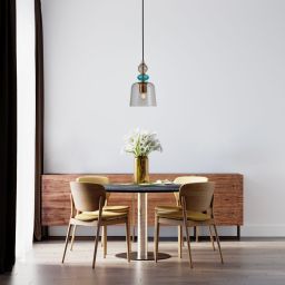 Italux Namos lampa wisząca 1x40 W mosiądz PND-27092B-MC-BRO