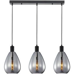 Italux Zulo lampa wisząca 3x40 W czarna PND-27812-3-BK-SG