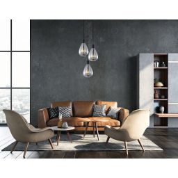 Italux Zulo lampa wisząca 3x40 W czarna PND-27812-3A-BK-SG