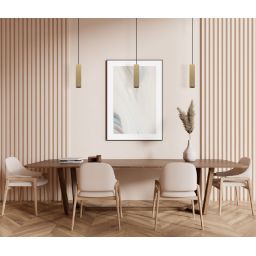 Italux Ander lampa wisząca 1x10 W złota PND-28394-1-GD