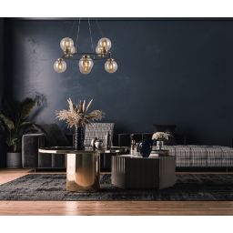 Italux Galvez lampa wisząca 8x5 W mosiądz PND-28622-8A