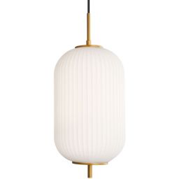 Italux Olmeto lampa wisząca 1x10 W złota PND-28798-1-GD-WH