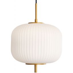 Italux Olmeto lampa wisząca 1x10 W złota PND-28798A-1-GD-WH