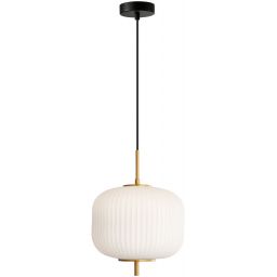 Italux Olmeto lampa wisząca 1x10 W złota PND-28798A-1-GD-WH