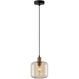 Italux Zona lampa wisząca 1x40 W złota PND-29257A-1-BRO-AMB
