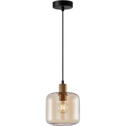 Italux Zona lampa wisząca 1x40 W złota PND-29257A-1-BRO-AMB