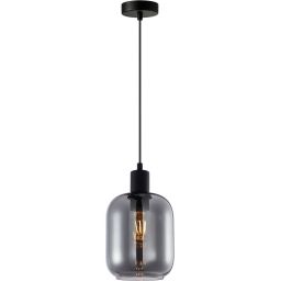 Italux Zona lampa wisząca 1x40 W czarna PND-29258S-1-BK-SG