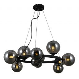 Italux Montora lampa wisząca 11x5 W czarna PND-30223-11