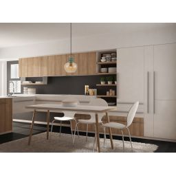 Italux Busco lampa wisząca 1x40 W czarna-złota PND-30263-1A-BRO-AMB