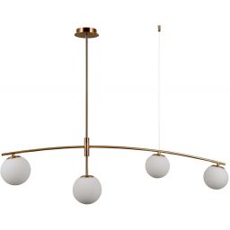 Italux Senai lampa wisząca 4x5 W mosiądz PND-31322-4-HB