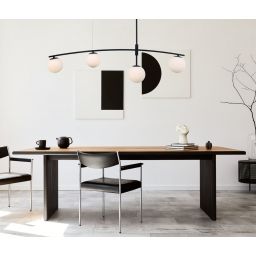 Italux Senai lampa wisząca 4x5 W czarna PND-31322-4A-SB