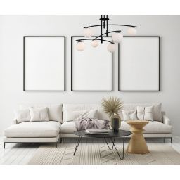 Italux Senai lampa podsufitowa 6x5 W czarna PND-31322-6A-SB