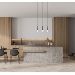 Italux lampa wisząca 3x40 W czarna PND-33849-3-BK