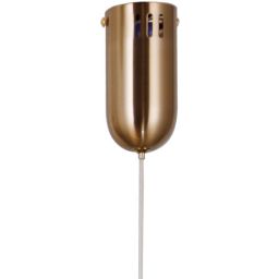 Italux Butero lampa wisząca 5x4 W złota-bursztynowa PND-34359-5H-HBR-AMB