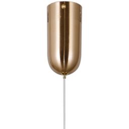 Italux Rastia lampa wisząca 1x12 W złota-bursztynowa PND-34361-L-HBR-AMB