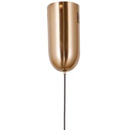 Italux Rastia lampa wisząca 1x12 W złota-opal PND-34361-L-HBR-OPAL