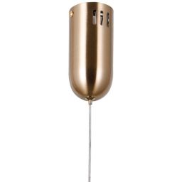 Italux Rastia lampa wisząca 1x9 W złota-bursztynowa PND-34361-M-HBR-AMB