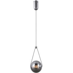 Italux Rastia lampa wisząca 1x6 W chrom-przydymiona PND-34361-S-CH-SG