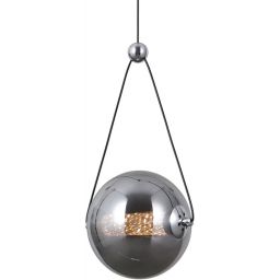 Italux Rastia lampa wisząca 1x6 W chrom-przydymiona PND-34361-S-CH-SG