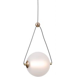 Italux Rastia lampa wisząca 1x6 W złota-opal PND-34361-S-HBR-OPAL