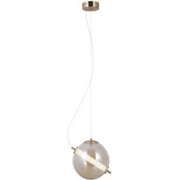 Italux Ganti lampa wisząca 1x12 W złota-bursztynowa PND-34366-HBR-AMB