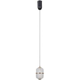 Italux Alani lampa wisząca 1x6 W czarna PND-34375-1-BK