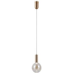 Italux Strela lampa wisząca 1x5 W złota PND-34378-1S-HBR