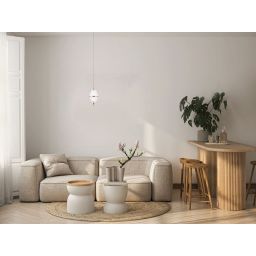 Italux Fuente lampa wisząca 1x5 W złota PND-34395-1-HBR