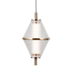 Italux Fuente lampa wisząca 3x15 W złota PND-34395-3-HBR