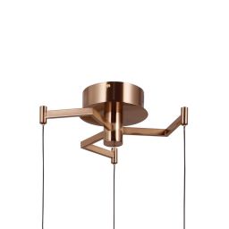 Italux Fuente lampa wisząca 3x15 W złota PND-34395-3-HBR