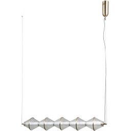 Italux Fuente lampa wisząca 1x25 W złota PND-34395-5-HBR