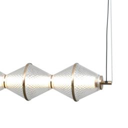 Italux Fuente lampa wisząca 1x25 W złota PND-34395-5-HBR