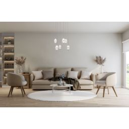 Italux Fuente lampa wisząca 6x30 W złota PND-34395-6-HBR