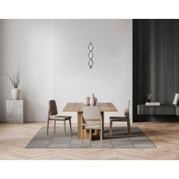 Italux Sevil lampa wisząca 3x15 W czarna PND-34403-3V-BK