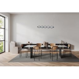 Italux Sevil lampa wisząca 5x25 W czarna PND-34403-5-BK