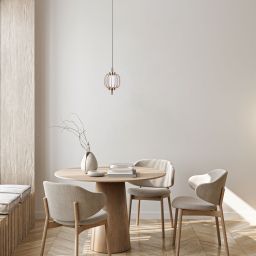 Italux Pedro lampa wisząca 1x4 W złota PND-34405-1-HBR