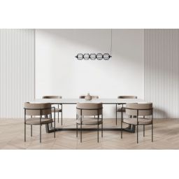 Italux Pedro lampa wisząca 1x20 W czarna PND-34405-5-BK