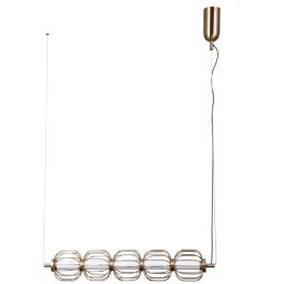 Italux Pedro lampa wisząca 1x20 W złota PND-34405-5-HBR