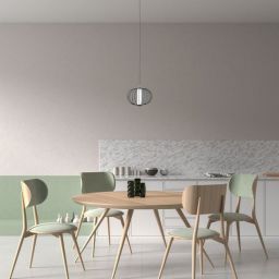 Italux Rabel lampa wisząca 1x5 W czarna PND-344221-1-BK